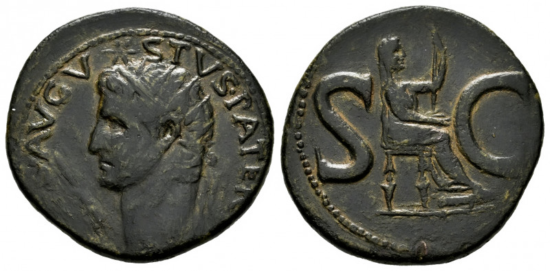 Divus Augustus. Unit. 15-16 AD. Rome. (Ric-I 72). (Bmcre-151). Anv.: [DIVVS] AVG...