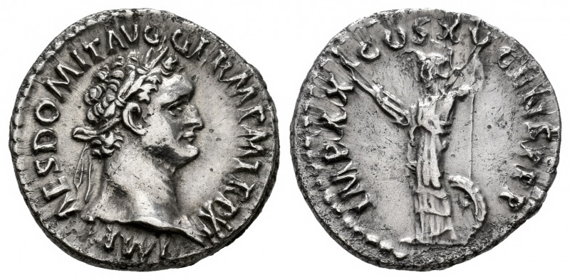 Domitian. Denarius. 90 AD. Rome. (Ric-691). (Bmcre-167). (Rsc-264). Anv.: IMP CA...