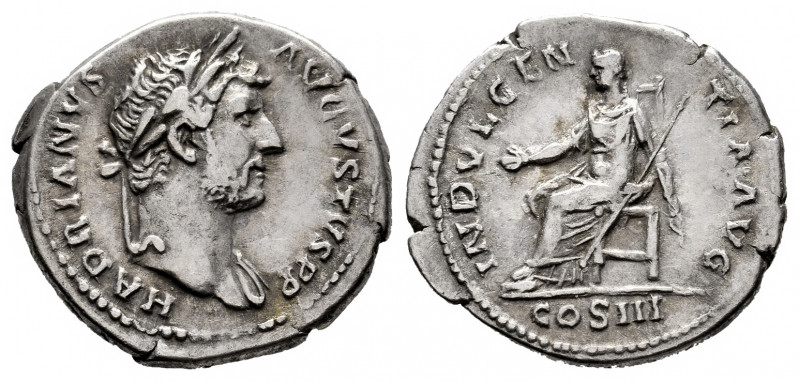 Hadrian. Denarius. 129-130 AD. Rome. (Ric-1020 var). (Bmc-549 var). (C-854 var)....