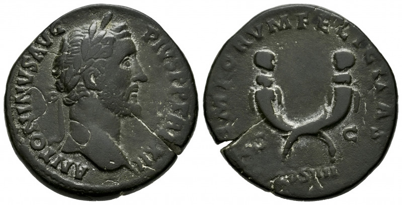 Antoninus Pius. Sestertius. 148-149 AD. Rome. (Ric-III 857). (Bmcre-1827). (C-81...