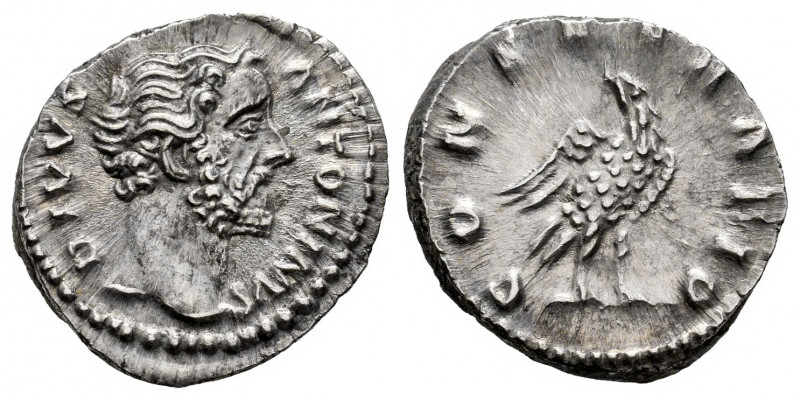 Divus Antoninus Pius. Denarius. 161 AD. Rome. (Ric-III 429). (Bmcre-41). (Rsc-15...
