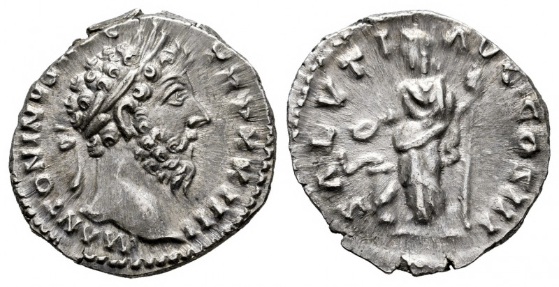 Marcus Aurelius. Denarius. 168-169 AD. Rome. (Ric-207). Anv.: M ANTONINVS AVG TR...