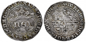 Kingdom of Castille and Leon. Henry IV (1399-1413). 1 real. Sevilla. (Bautista-903.1). Ag. 3,39 g. S on reverse. Toned. Choice VF. Est...300,00. 

S...