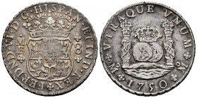 Ferdinand VI (1746-1759). 8 reales. 1750. Mexico. MF. (Cal-474). Ag. 27,02 g. Soft tone. Choice VF. Est...400,00. 

Spanish Description: Fernando VI...