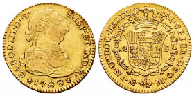 Charles III (1759-1788). 2 escudos. 1788. Madrid. M. (Cal-1578). Au. 6,78 g. VF/Choice VF. Est...350,00. 

Spanish Description: Carlos III (1759-178...