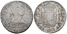 Ferdinand VII (1808-1833). 8 reales. 1810. Lima. JP. (Cal-1241). Ag. 27,15 g. Indigenous bust. Almost VF. Est...180,00. 

Spanish Description: Ferna...