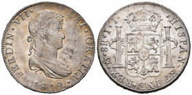 Ferdinand VII (1808-1833). 8 reales. 1819. Mexico. JJ. (Cal-1334). Ag. 26,98 g. Beautiful color. It retains some minor luster. Almost XF/Choice VF. Es...