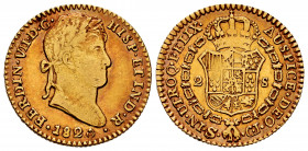 Ferdinand VII (1808-1833). 2 escudos. 1820. Sevilla. CJ. (Cal-1676). Au. 6,76 g. Choice VF. Est...375,00. 

Spanish Description: Fernando VII (1808-...