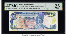 Belize Central Bank 100 Dollars 1.11.1983 Pick 50a PMG Very Fine 25. 

HID09801242017

© 2022 Heritage Auctions | All Rights Reserved