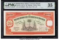 Radar Serial Number 868868 British West Africa West African Currency Board 20 Shillings 28.7.1950 Pick 8b 8 PMG Choice Very Fine 35. 

HID09801242017
...