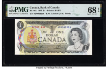 Canada Bank of Canada $1 1973 BC-46a PMG Superb Gem Unc 68 EPQ. 

HID09801242017

© 2022 Heritage Auctions | All Rights Reserved