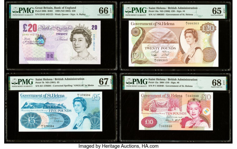Great Britain Bank of England 20 Pounds 1999 (ND 2004) Pick 390b PMG Gem Uncircu...