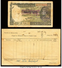 India Reserve Bank of India 10 Rupees Archival Counterfeit and Register Good. 

HID09801242017

© 2022 Heritage Auctions | All Rights Reserved