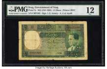 Iraq Government of Iraq 1/4 Dinar 1931 (ND 1935) Pick 7c PMG Fine 12. A minor repair is noted. 

HID09801242017

© 2022 Heritage Auctions | All Rights...