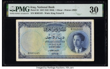 Iraq National Bank of Iraq 1 Dinar 1947 (ND 1950) Pick 29 PMG Very Fine 30. 

HID09801242017

© 2022 Heritage Auctions | All Rights Reserved