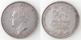 Gran Bretagna. Giorgio IV. 1820-1830. One Shilling 1824. Ag.