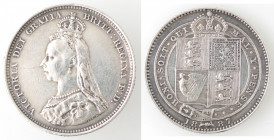 Gran Bretagna. Vittoria. 1837-1901. One Shilling 1887. Ag.