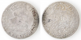 Polonia. Sigismondo III. 1587-1632. 6 Groschen 1596. Ag.