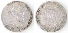 Polonia. Sigismondo III. 1587-1632. 6 Groschen 1599. Ag.
