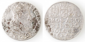 Polonia. Sigismondo III. 1587-1632. 3 Groschen 1606. Ag.