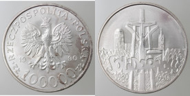 Polonia. 100.000 Zloty 1990. Ag.