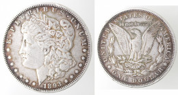 USA. Dollaro Morgan 1893 Philadelphia. Ag.
