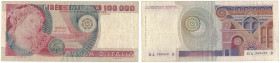 Cartamoneta. Repubblica Italiana. 100.000 Lire Botticelli. 20-06-78. Gig. BI83A.