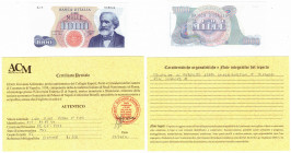 Cartamoneta. Repubblica Italiana. 1.000 Lire Giuseppe Verdi. 1° Tipo. 05-07-1963. Gig. BI55B.