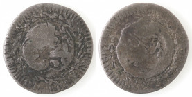 Ferrara. Clemente XI. 1700-1721. Grosso scempio da 13 quattrini Ferrara. Ag.
