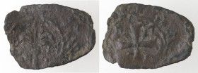 Messina o Brindisi. Carlo I d'Angiò. 1266-1285. Denaro. Mi.