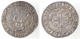 Napoli. Carlo II d'Angiò. 1285-1309. Gigliato. Ag.