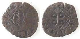 Napoli. Giovanna I d'Angiò. 1343-1347. Denaro vedovile. MI.