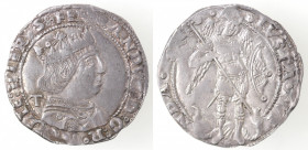 Napoli. Ferdinando I d'Aragona. 1458-1494. Coronato. Sigla T. Ag.