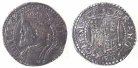 Napoli. Filippo II. 1556-1598. Tarì IBR. Ag.