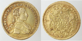 Napoli. Ferdinando IV. 1759-1798. 6 Ducati 1761. Au.