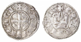 Chiarenza. Carlo I d'Angiò. 1278-1285. Denaro tornese. MI. 
