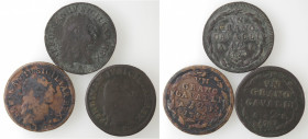 Lotti. Zecche Italiane. Napoli. Ferdinando IV. Lotto di 3 Pezzi. 12 Cavalli 1790-1792 e 1793. Ae.