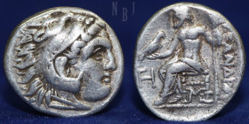 Alexander III, “the Great” 336-323 BC, Silver Drachm, 4.25gm, 18mm, VF