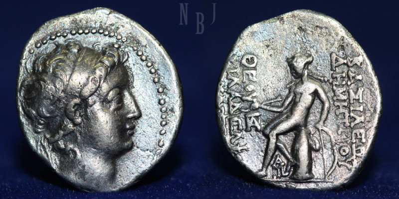SELEUKID EMPIRE. Demetrios II Nikator. First reign, 146-138 BC. Drachm, (4.01gm,...