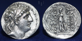 SELEUKID: Antiochos VII Euergetes. AR Tetradrachm, Antioch on the Orontes mint. 16.09gm, Good VF