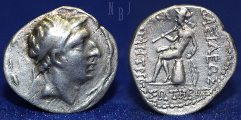 SELEUKID KINGS; Demetrios I Soter. 162-150 BC. AR Drachm. (4.02gm, 18mm) Ekbatan...