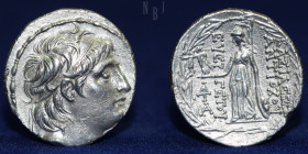 Seleukid: Antiochos VII Euergetes AR Tetradrachm. Antioch on the Orontes, 138-129 BC, 15.68gm, EF