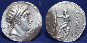 BACTRIA (Euthydemus) I AR tetradrachm. c. 230-200 BC, 16.30gm, 30mm, EF