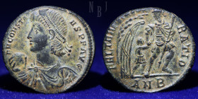 Roman: Constans cententionalis FEL TEMP REPARATIO Antioch Mint, 3.40gm, 20mm, About EF