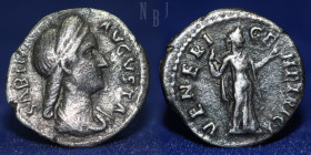 Sabina. Augusta. AR Denarius (3gm, 17mm) Rome mint. Struck Hadrian, circa AD 134-136, Good F