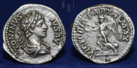 Antoninus "Caracalla" as Augustus (198-211) 3.23gm, 19mm, VF