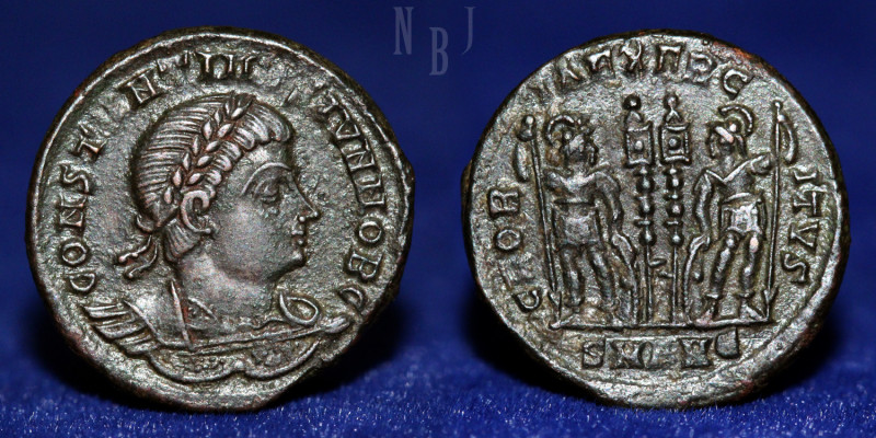 Roman Imperial: The Constantinian Era, Constantius II, as Caesar, 324-337 AD. AE...