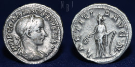 Roman, Gordian III, as Augustus ( 241 to 243 ) Rome, 3.26gm, 20mm, VF