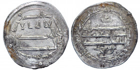 Abbasid, Harun al-Rashid, silver dirham, 2.97gm, Madinat Zaranj 184h, VF