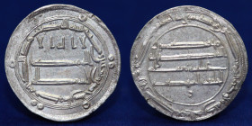 ABBASID, al-Mahdi (158-169h), Dirham, Kirman 165h, 2.92gm, EF & R